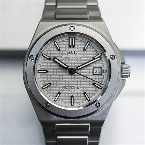 iwc ingenieur titanium bracelet|iwc ingenieur review.